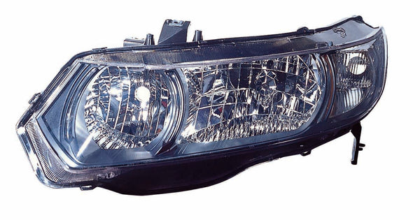 For Honda Civic Coupe 2006 07 08 2009 Headlight Driver Side AUTO/ Manual Trans 5 SPEED CAPA Certified 33151-SVA-A01(06-07) HO2518111C