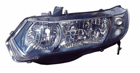 For Honda Civic Coupe 2006 07 08 2009 Headlight Driver Side AUTO/ Manual Trans 5 SPEED CAPA Certified 33151-SVA-A01(06-07) HO2518111C