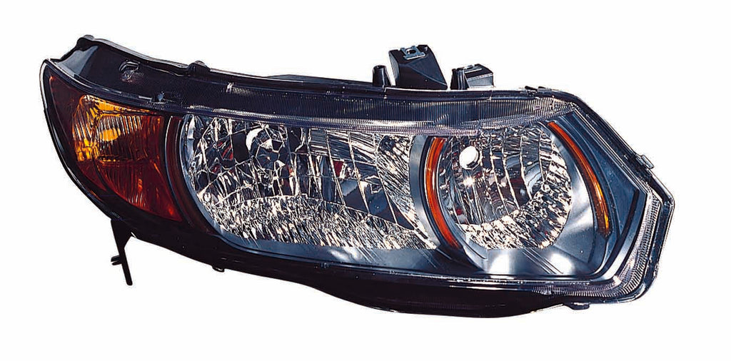 For Honda Civic Coupe 2006 07 08 2009 Headlight Passenger Side Mitsubishi 6 SPEED CAPA Certified 33101-SVB-A02 HO2503133C