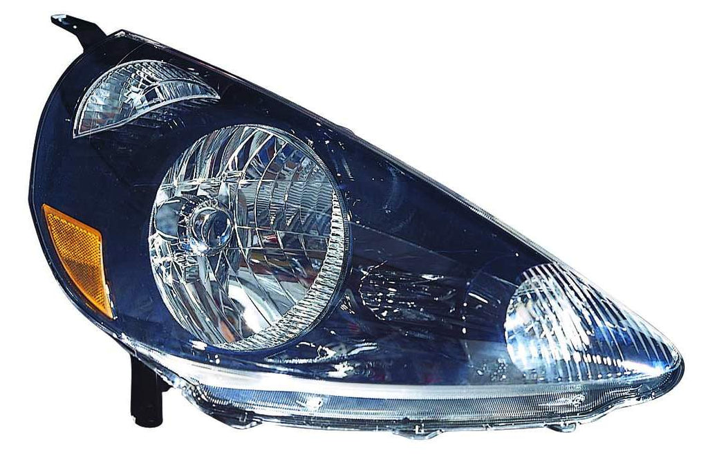 For Honda Fit 2007 2008 Headlight NIGHTHAWK Black(CODE B92P) Passenger Side CAPA Certified 33101-SLN-A01ZC HO2503131C