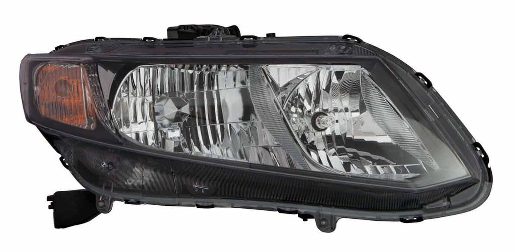 For Honda Civic Sedan 2013 Headlight Passenger Side CAPA Certified 33100-TR0-A51 HO2503150C