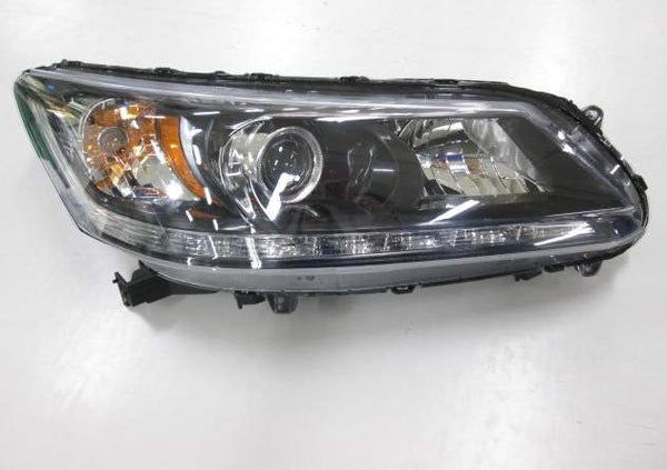For Honda Accord Sedan 2013 14 2015 Headlight w/ LED DRL Halogen EX-L/ Touring V6 3.5L Engine Passenger Side 33100T2AA21 HO2503156