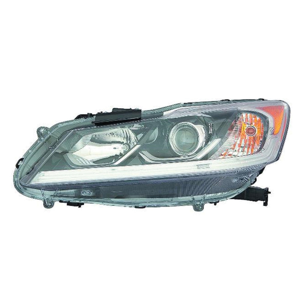 For Honda Accord Sedan 2016 2017 Headlight Halogen w/ LED DRL EX/ EX-L/ Sport Driver Side CAPA Certified 33150-T2A-A82 HO2502169C