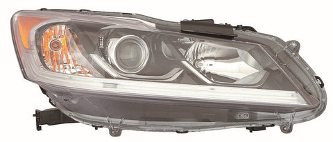 For Honda Accord Sedan 2016 2017 Headlight Halogen w/ LED DRL EX/ EX-L/ Sport Passenger Side 33100-T2A-A82 HO2503169