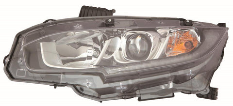 For Honda Civic Sedan 2016 17 18 19 2020/ Coupe 2016 17 18 2019/ Scion 19/ HB 2017 2018 Headlight Halogen USA/ JAPAN Built Driver Side CAPA Certified 33150-TBA-A01 HO2502173C