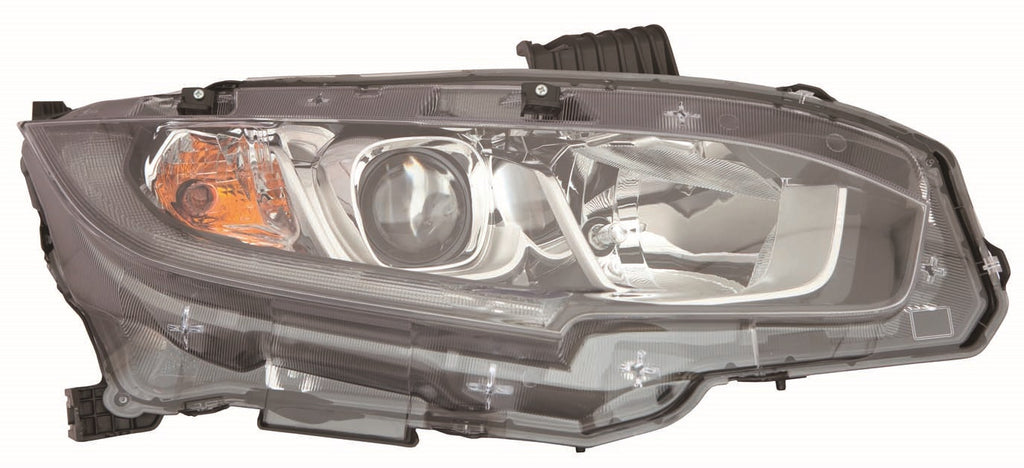 For Honda Civic Sedan 2016 17 18 19 2020/ Coupe 2016 17 18 2019/ Scion 19/ HB 2017 2018 Headlight Halogen USA/ JAPAN Built Passenger Side 33100-TBA-A01 HO2503173