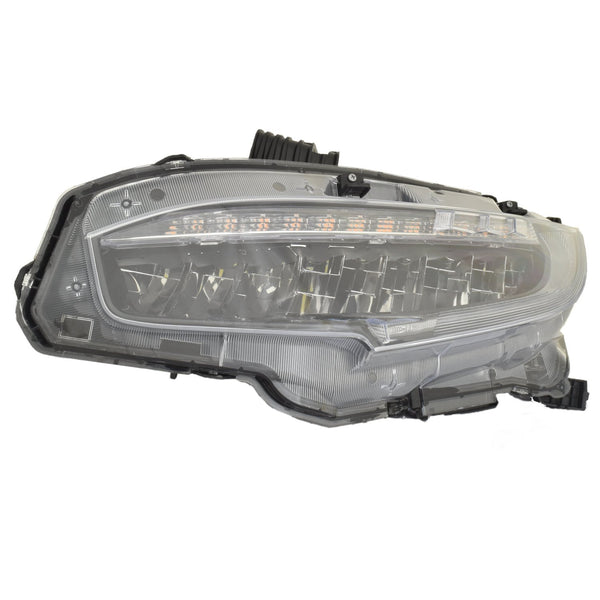For Honda Civic Sedan/ HB 2020 2021/ Coupe 2020 Headlight FULL LED SI/ Touring NA Built Driver Side 33150-TBA-A23 HO2502199