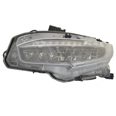 For Honda Civic Sedan/ Coupe/ HB 2019 Headlight FULL LED SI/ Touring NA Built Driver Side 06336-TBA-305 HO2502195