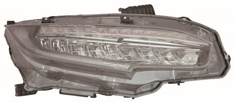 For Honda Civic Sedan/ Coupe 2016 17 18 2019 SI/ HB/-R 2017 18 19 20 2021 Headlight FULL LED Passenger Side 33100-TBA-A11 HO2503176