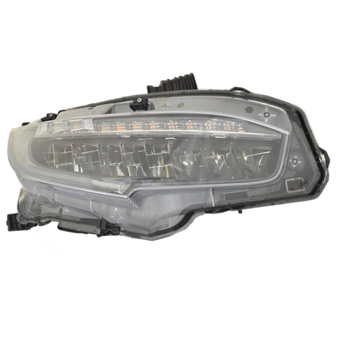 For Honda Civic Sedan/ HB 2020 2021/ Coupe 2020 Headlight FULL LED SI/ Touring NA Built Passenger Side 33100-TBA-A23 HO2503199