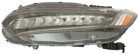 For Honda Accord Sedan 2018 19 2020 Headlight FULL LED Touring Driver Side CAPA Certified 33150-TVA-A12 HO2502188C