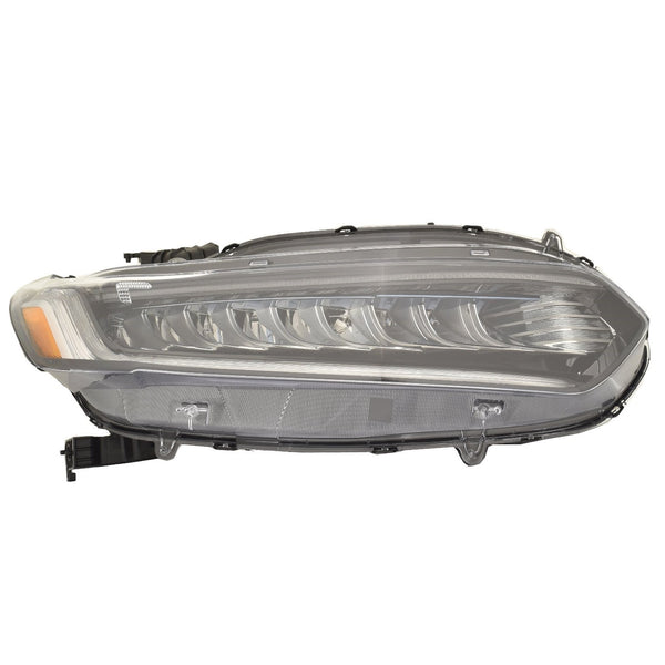 For Honda Accord Hybrid 2018 19 2020 Headlight FULL LED HIGH BEAM Passenger Side CAPA Certified 33100-TVA-A62 HO2503194C
