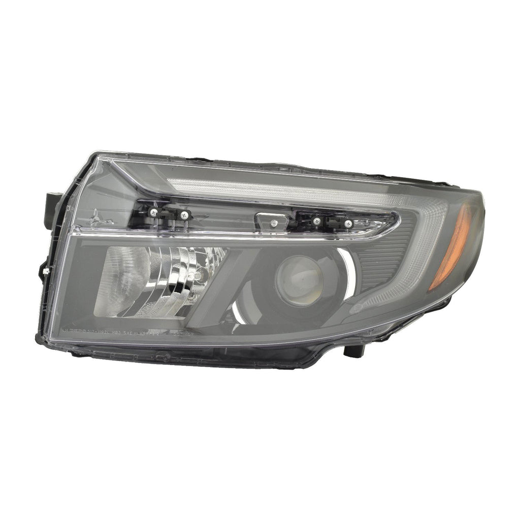 For Honda Ridgeline 2021 22 23 24 2025 Headlight LED RTL-E/ Black / Passport 2022 2023 7 PIN Driver Side CAPA Certified 33150-T6Z-A11 HO2502207C