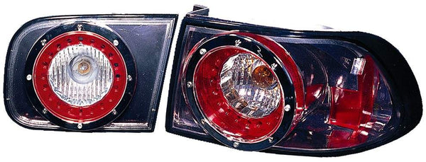 For Honda Civic Coupe/ Sedan 1992 93 94 1995 Tail Light(I&O) LED G.M SET  HO2811192
