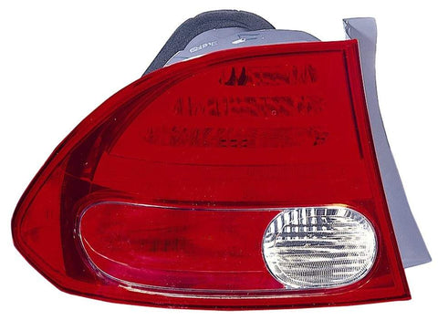 For Honda Civic Sedan/ Hybrid 2006 07 2008 Tail Light ON BODY Driver Side 33551-SNA-A02 HO2800166