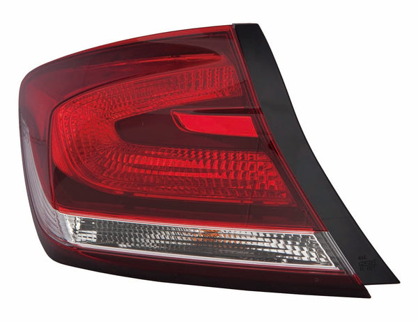 For Honda Civic Sedan 2013 14 2015 Tail Light Outer Driver Side 33550-TR0-A51 HO2804102