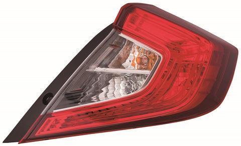 For Honda Civic Sedan NOTH AMERICAN Built 2016 17 18 19 20 2021/ JPN Built (1.5L Turbo Engine) 2018 19 2020 Tail Light Outer Passenger Side 33500-TBA-A01 HO2805110