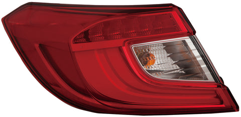 For Honda Accord Sedan 2018 19 20 21 2022/ Hybrid 2021 2022 Tail Light Outer Driver Side 33550-TVA-A01 HO2804118
