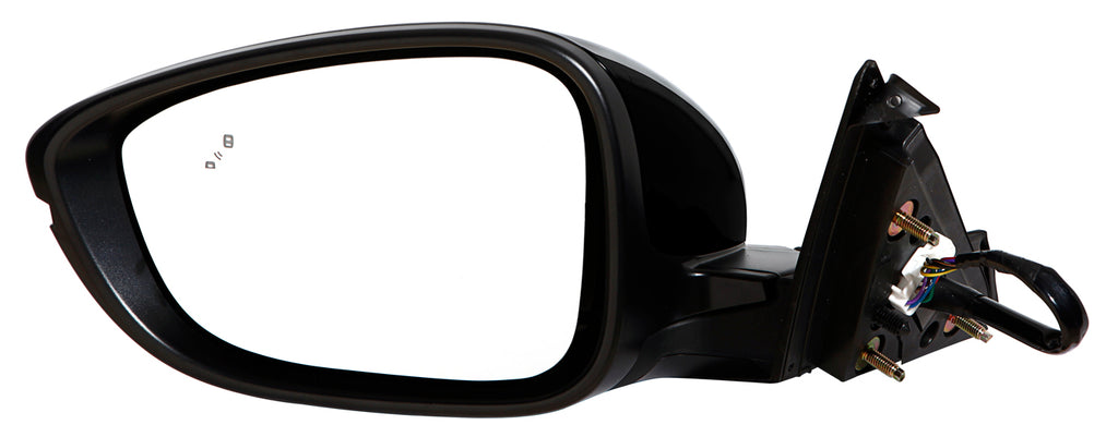 For Honda Accord Sedan/ Hybrid 2018 19 20 21 2022 Power Heated Mirror w/ SIGNAL Lamp & Blind Detect EX-L Driver Side (Paint-to-Match) 76258-TVA-A42+76251-TVA-A31ZJ HO1320330
