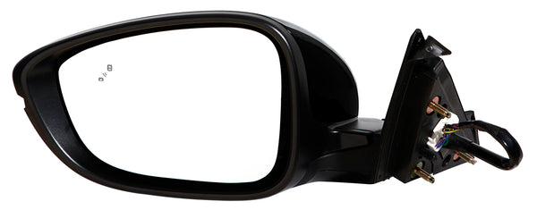 For Honda Accord Sedan/ Hybrid 2018 19 20 21 2022 Power Heated Mirror w/ SIGNAL Lamp & Blind Detect EX-L Driver Side (Paint-to-Match) 76258-TVA-A42+76251-TVA-A31ZJ HO1320330