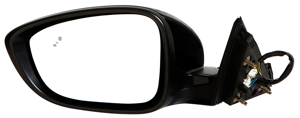 For Honda Accord Sedan/ Hybrid 2018 19 20 21 2022 Power Heated Mirror w/ Blind Detect EX/ Sport 2.0 Turbo Engine Driver Side (Paint-to-Match) 76258-TVA-A22+76251-TVA-A01ZJ HO1320329