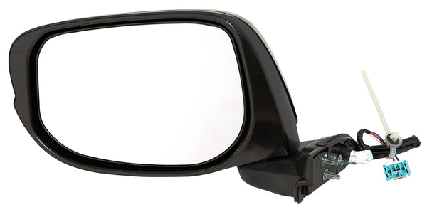 For Honda Fit 2009 10 11 12 2013/ Fit EV 2013 Power Non-Heated Mirror+Cover Driver Side (Textured) FCP 76258-TK6-A01+76251-TF0-E01 HO1320246