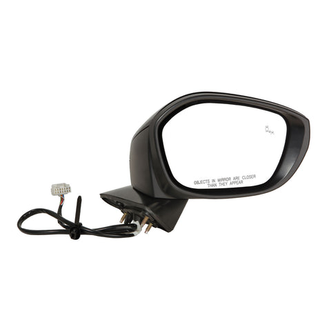 For Honda CIVIC Sedan/ HB 2022 2023 Mirror Manual-FLDING Power Heated w/o Signal w/ Blind Detect EX/ EX-L CRYSTAL BLACK Passenger Side(Paint-to-Match) 76208-T20-A21+혻76201-T20-A01ZD HO1321351