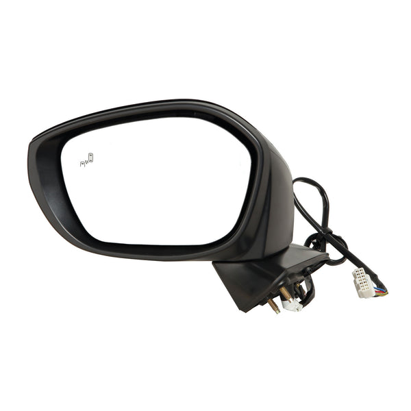 For Honda CIVIC Sedan/ HB 2022 2023 Mirror Manual-FLDING Power Heated w/o Signal w/ Blind Detect EX/ EX-L CRYSTAL BLACK Driver Side(Paint-to-Match) 76258-T20-A21+혻76251-T20-A01ZD HO1320351