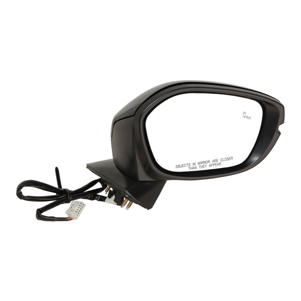 For Honda CIVIC Sedan/ HB 2022-2023 Mirror Manual-FLDING Power Heated w/ Signal w/ Blind Detect Touring/ Sport Touring CRYSTAL BLACK Passenger Side(Paint-to-Match) 76208-T20-A31 +혻76201-T20-A31ZF HO1321352