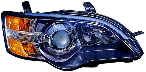 For Subaru Legacy 2005 Headlight Black Passenger Side 84001AG10B SU2503116