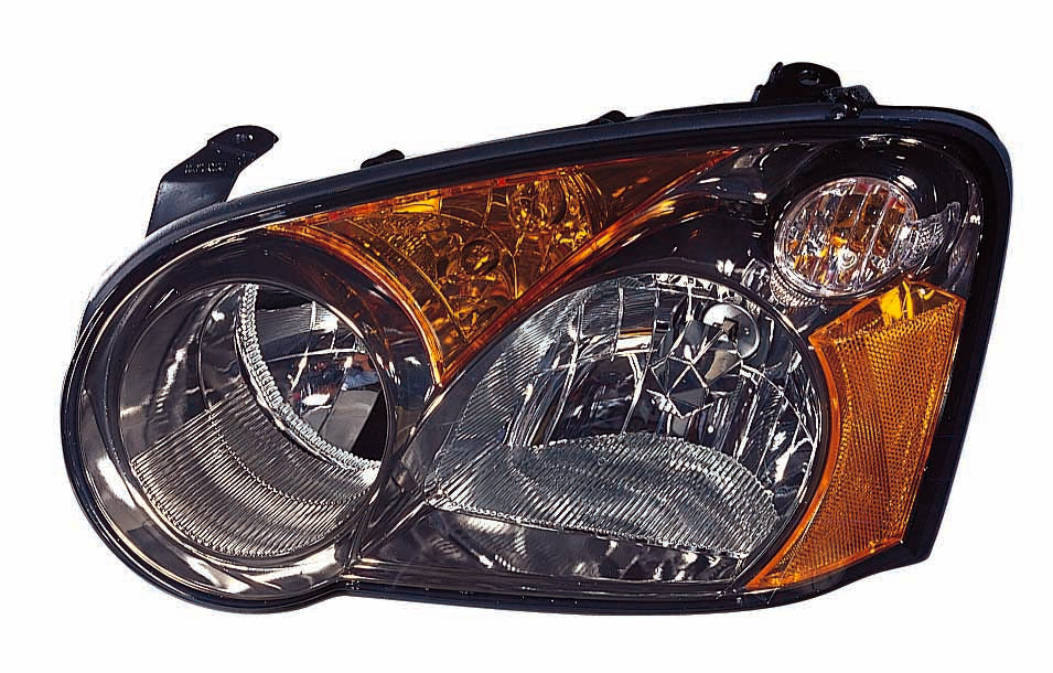For Subaru Impreza/ Outback 2005 Headlight w/o HID Black Driver Side CAPA Certified 84001FE570 SU2502120C