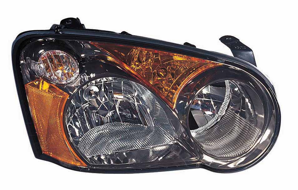 For Subaru Impreza/ Outback 2005 Headlight w/o HID Black Passenger Side CAPA Certified 84001FE560 SU2503120C