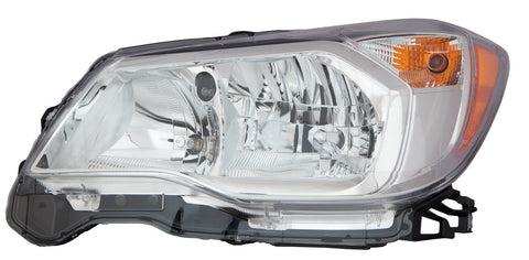 For Subaru Forester 2014 15 2016 Headlight Halogen 2.5L Chrome Bezel Driver Side CAPA Certified 84001SG091 SU2502145C