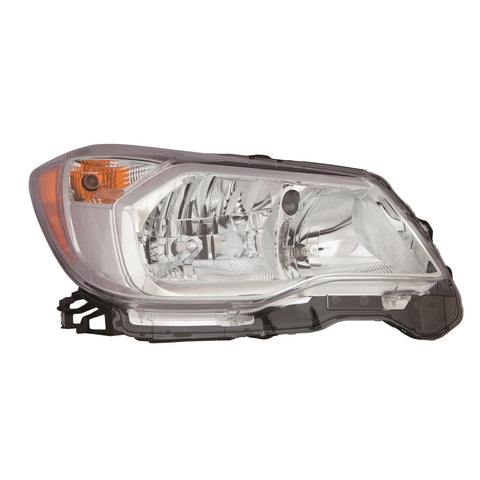 For Subaru Forester 2014 15 2016 Headlight Halogen 2.5L Chrome Bezel Passenger Side CAPA Certified 84001SG081 SU2503145C