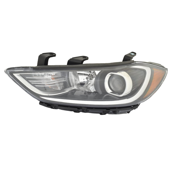For Hyundai Elantra Sedan 2017 2018 Headlight Halogen w/o DRL SE US/ KR Built Driver Side DEPO REDESIGN 92101-F2040 HY2502203
