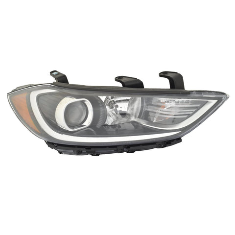 For Hyundai Elantra Sedan 2017 2018 Headlight Halogen w/ DRL US/ KR Built Passenger Side DEPO REDESIGN 92102-F2050 HY2503204