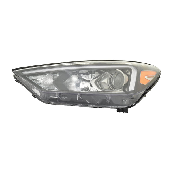 For Hyundai Tucson 2019 20 2021 Headlight w/ LED Position Lamp Halogen w/o LOGO Driver Side CAPA Certified 92101-D3650 HY2502235C