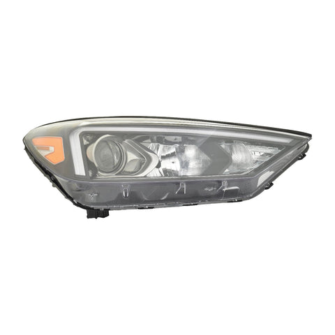 For Hyundai Tucson 2019 20 2021 Headlight w/ LED Position Lamp Halogen w/o LOGO Passenger Side CAPA Certified 92102-D3650 HY2503235C