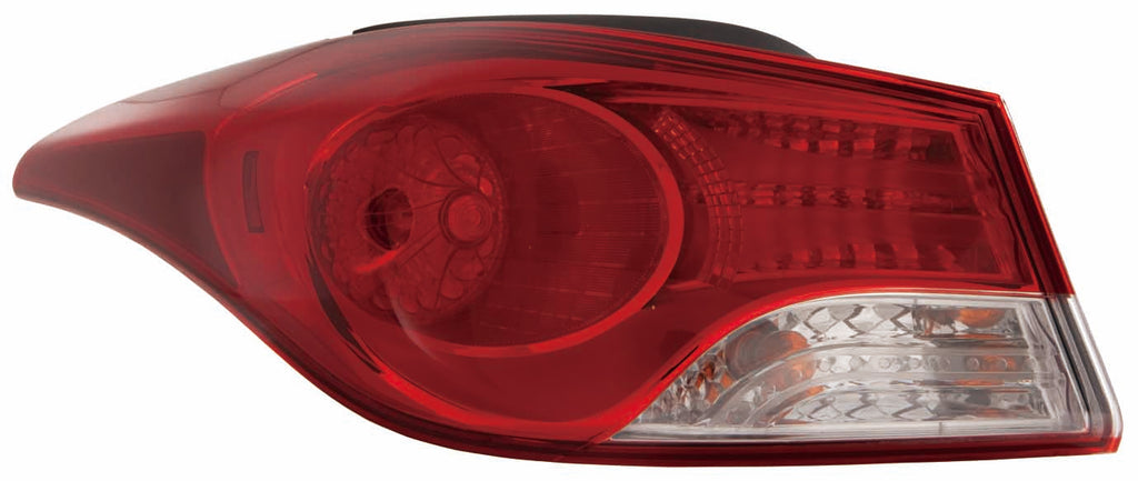 For Hyundai Elantra Sedan 2011 12 2013 / Coupe 2013 Tail Light BULB KR Built Driver Side CAPA Certified 92401-3X050 HY2804120C