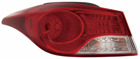 For Hyundai Elantra Sedan 2011 12 2013 / Coupe 2013 Tail Light BULB KR Built Driver Side CAPA Certified 92401-3X050 HY2804120C