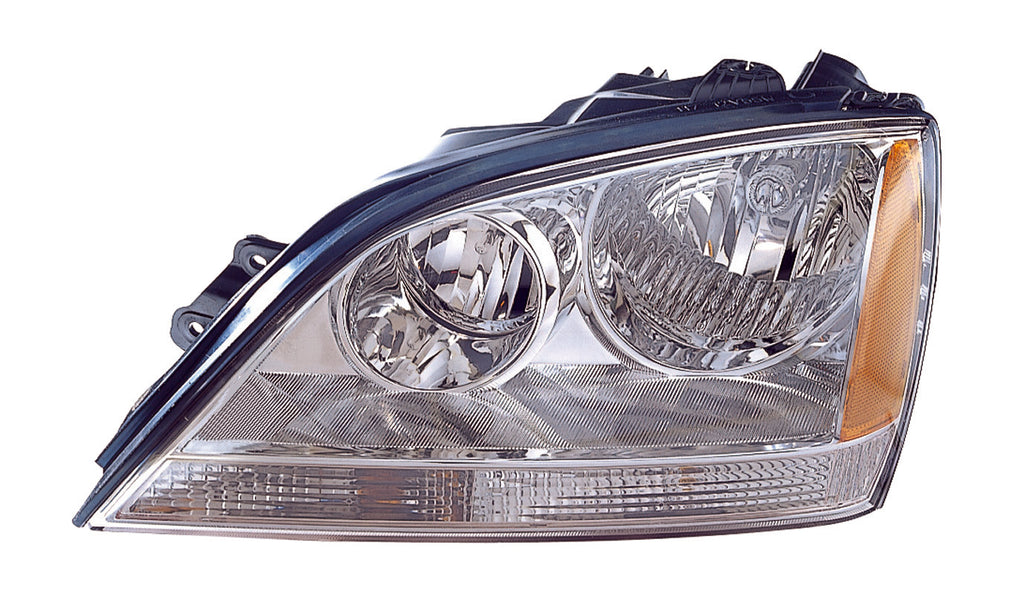 For Kia Sorento 2005 2006 Headlight w/o Sport Pkg Chrome Driver Side 92101 3E041 KI2502121