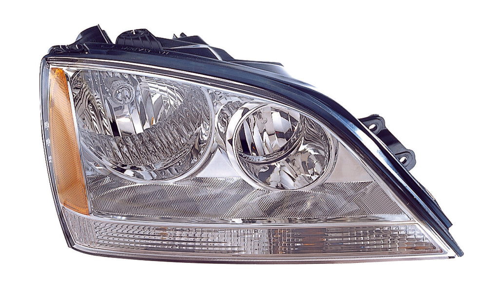 For Kia Sorento 2005 2006 Headlight w/o Sport Pkg Chrome Passenger Side 92102 3E041 KI2503121