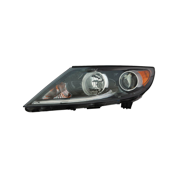 For Kia Sportage 2013 14 15 2016 Headlight LED w/ LED ACCENT LIGHT Driver Side CAPA Certified 92101 3W710 KI2502177C