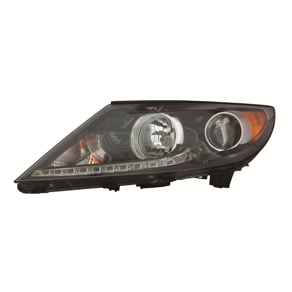 For Kia Sportage 2013 14 15 2016 Headlight w/o LED ACCENT LIGHT Passenger Side CAPA Certified 92102 3W720 KI2503184C