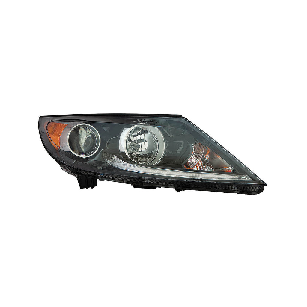 For Kia Sportage 2013 14 15 2016 Headlight LED w/ LED ACCENT LIGHT Passenger Side CAPA Certified 92102 3W710 KI2503177C