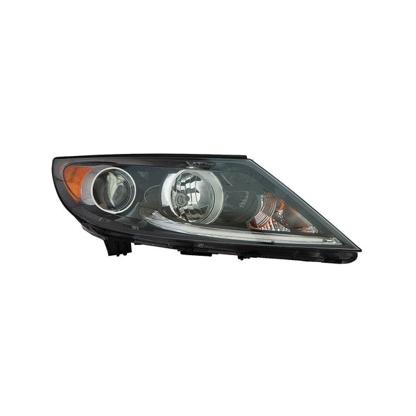 For Kia Sportage 2013 14 15 2016 Headlight LED w/ LED ACCENT LIGHT Passenger Side CAPA Certified 92102 3W710 KI2503177C