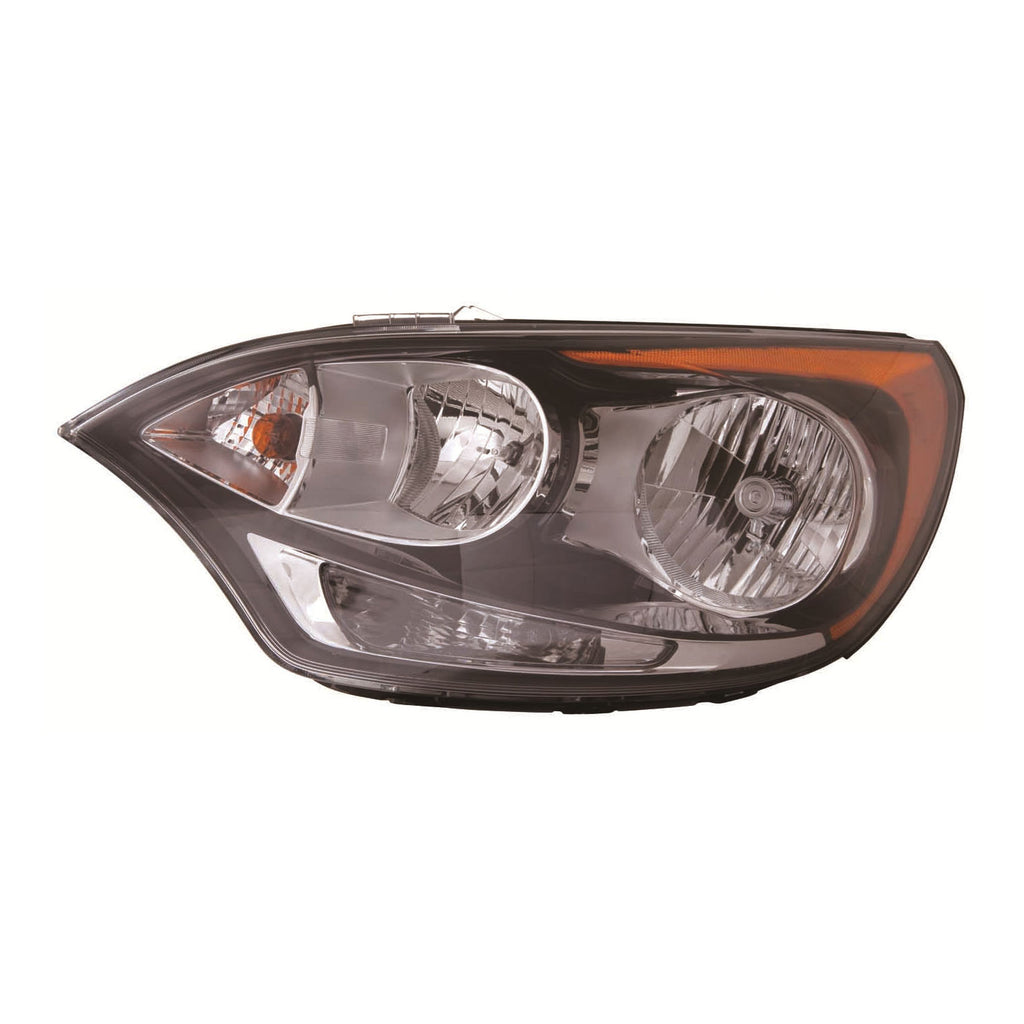 For Kia Rio 5D 2012 13 14 15 16 2017 Headlight Halogen w/o LED Position Lamp Driver Side CAPA Certified 92101 1W340 KI2502154C