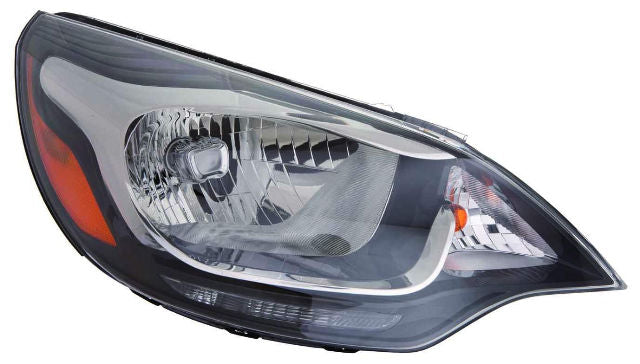 For Kia Rio Sedan 2012 13 14 15 16 2017 Headlight EX/ LX w/o LED Position Lamp Passenger Side CAPA Certified 92102-1W100 KI2503159C