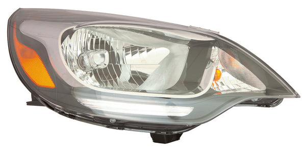 For Kia Rio Sedan 2012 13 14 15 16 2017 Headlight SX w/ LED Position Lamp Passenger Side 92102 1W110 KI2503179