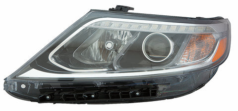 For Kia Sorento 2014 2015 Headlight Halogen w/ LED ACENTS EX.SX w/o ACL Driver Side CAPA Certified 92101 1U600 KI2502165C
